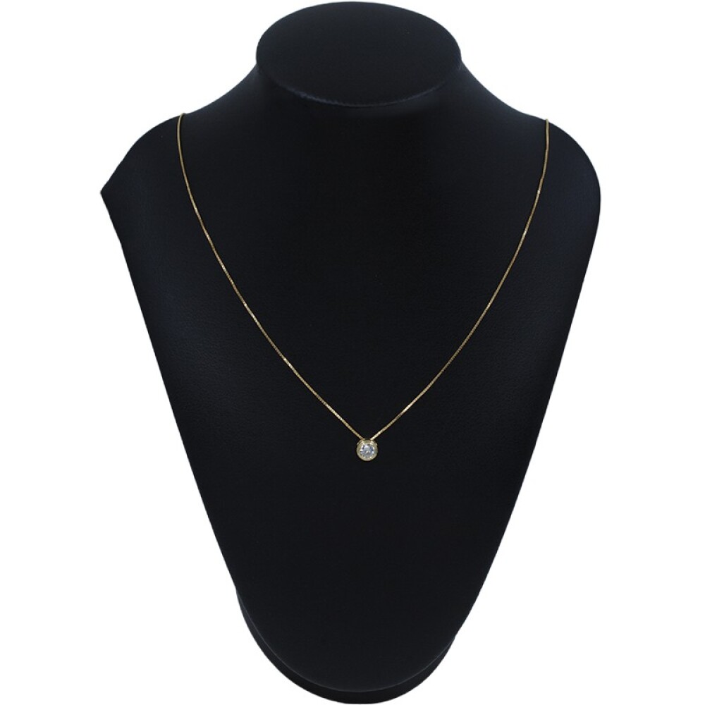 Dije En Oro 18K Y Brillante Dije En Oro 18K Y Brillante