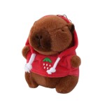 PELUCHE DE CAPIBARA CON CAPUCHA • 12cm PELUCHE DE CAPIBARA CON CAPUCHA • 12cm