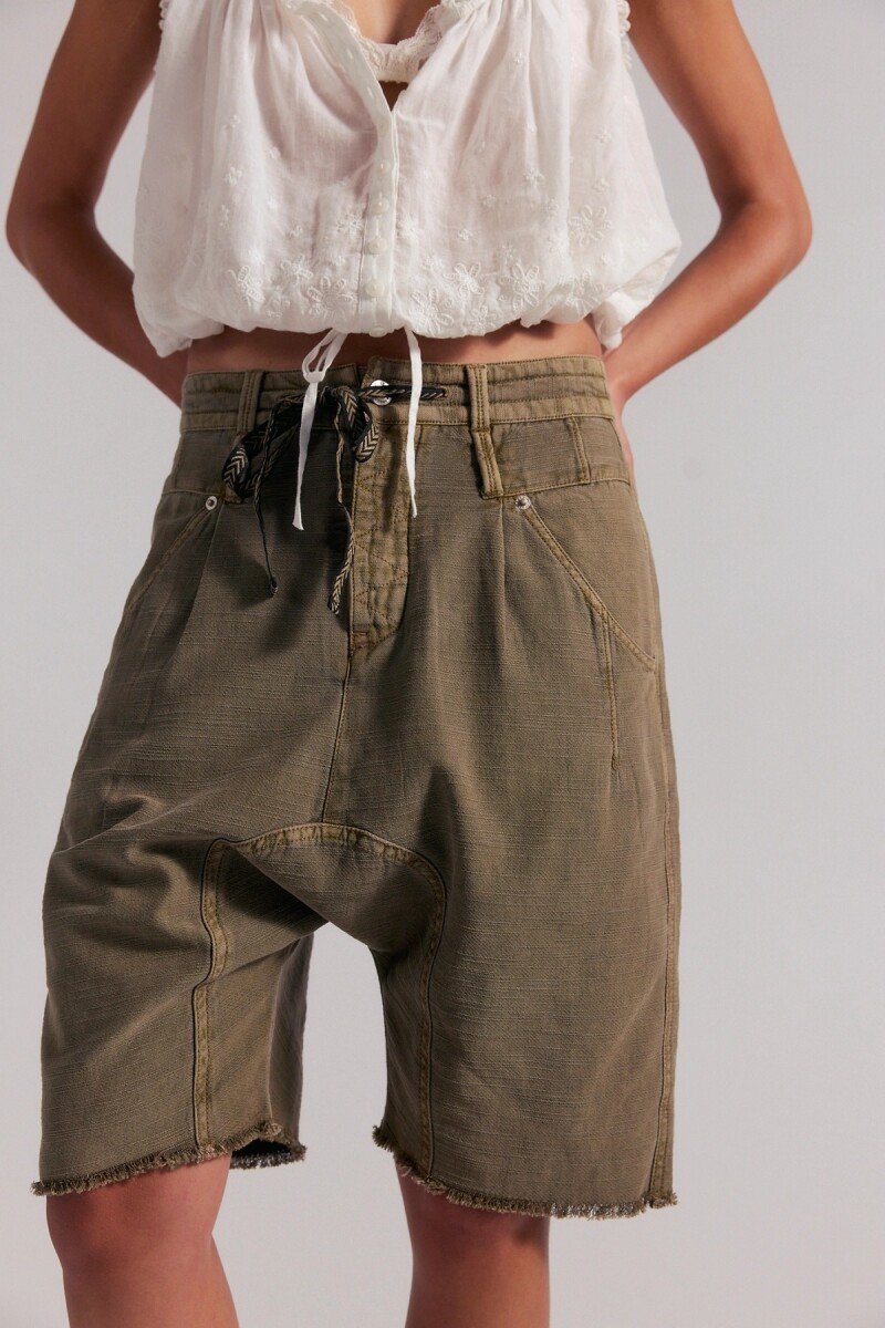 SHORT HAREM SAGE Marron