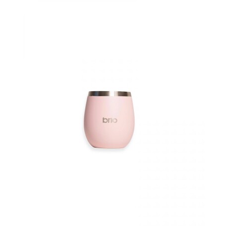 Mate Brio de Acero Inoxidable con Tapa ROSA