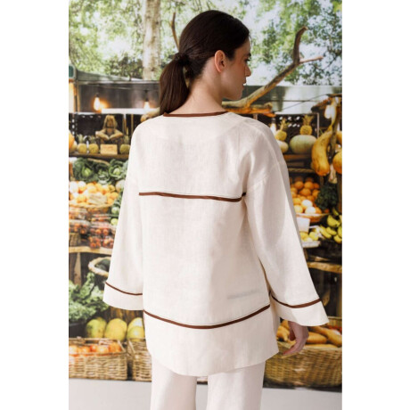 Pre Venta Blusa Coco Manteca