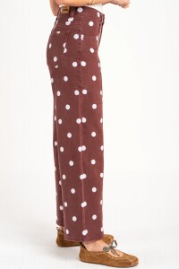 Jean Print Lunares Rojo