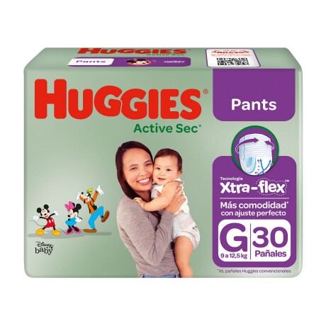 Pañales Huggies Active Sec G 30 Unidades Pañales Huggies Active Sec G 30 Unidades