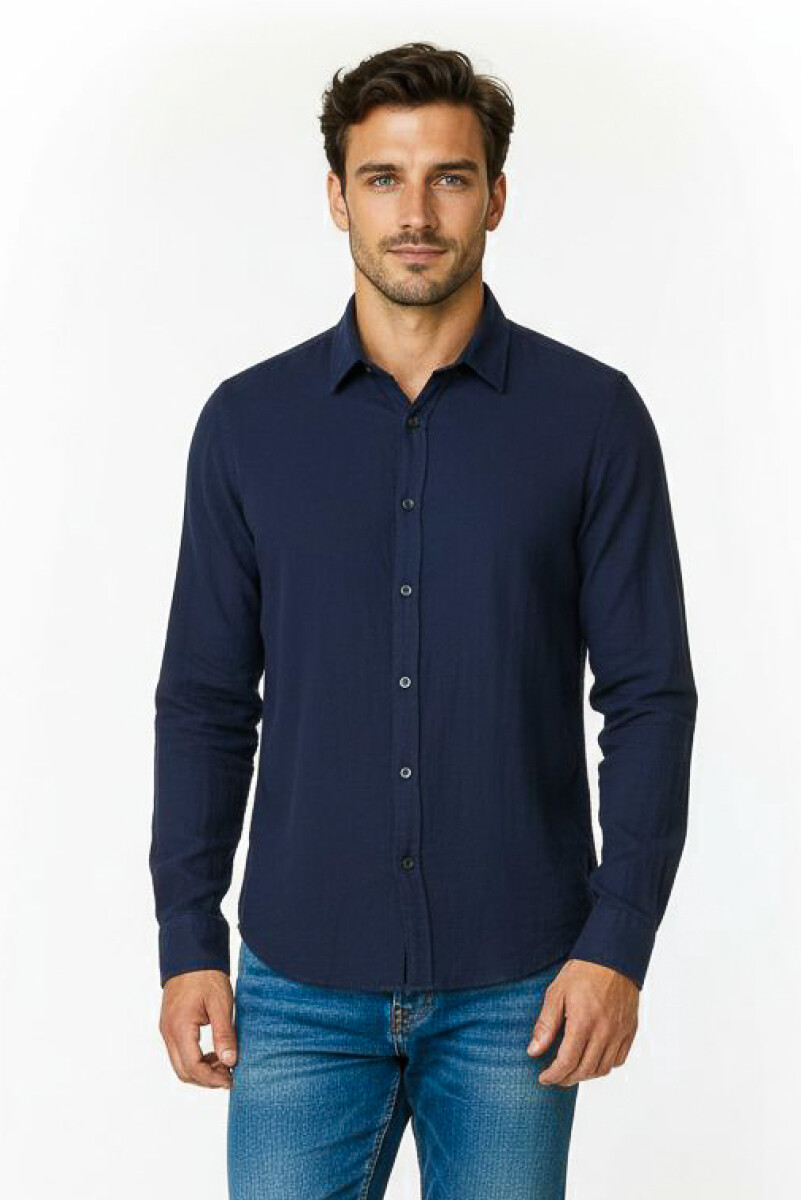 Camisa Cahill - Azul Piedra 