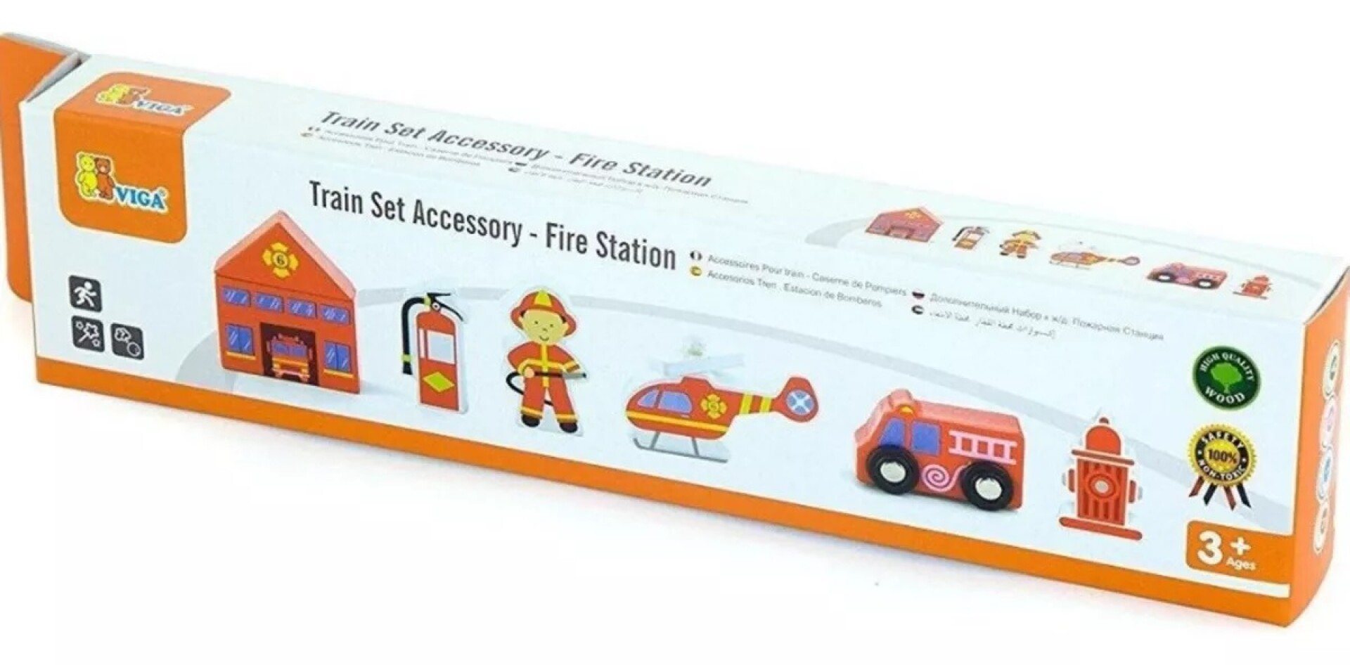 Accesorio del juego de trenes – Estación de bomberos 