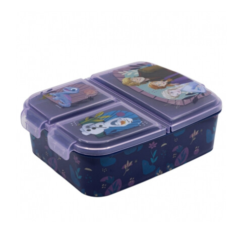 Vianda Infantil Frozen con 3 Reparticiones U