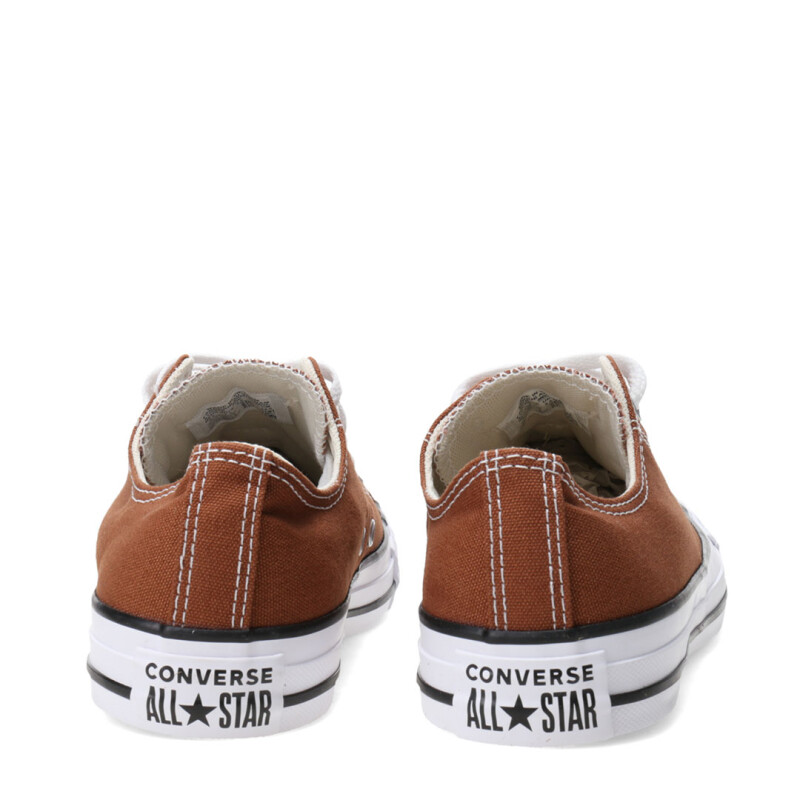 Championes Unisex Converse Ctas Ox Chuck Taylor All Star Marrón - Blanco