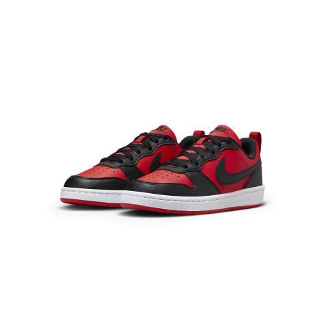 NIKE COURT BOROUGH LOW Black & Red