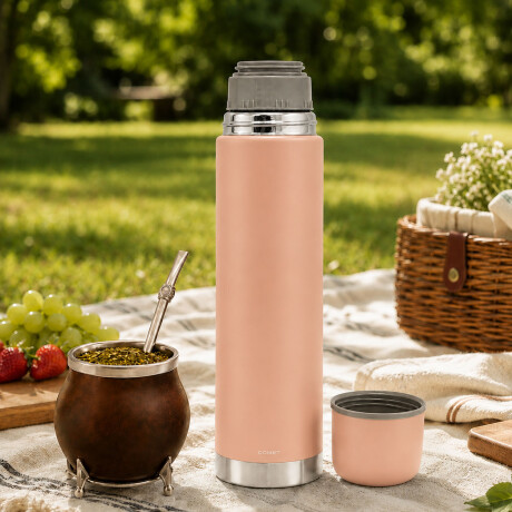 Termo Bala Acero Inoxidable 750Ml Mantiene Frío Calor Comet Rosa