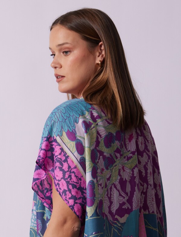 Kimono Patchwork MULTI/VIOLETA