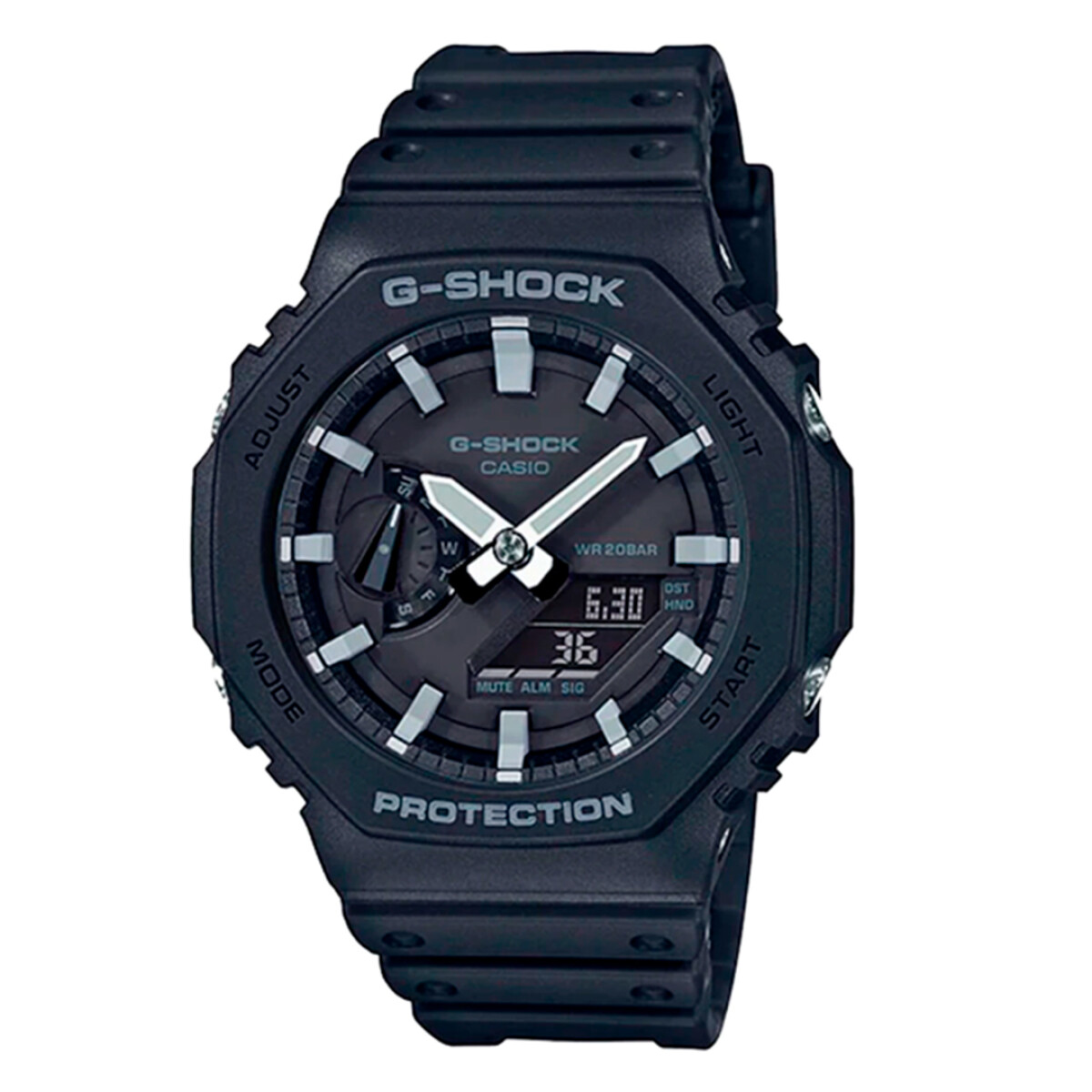 Reloj Casio Resina Deportivo Negro 