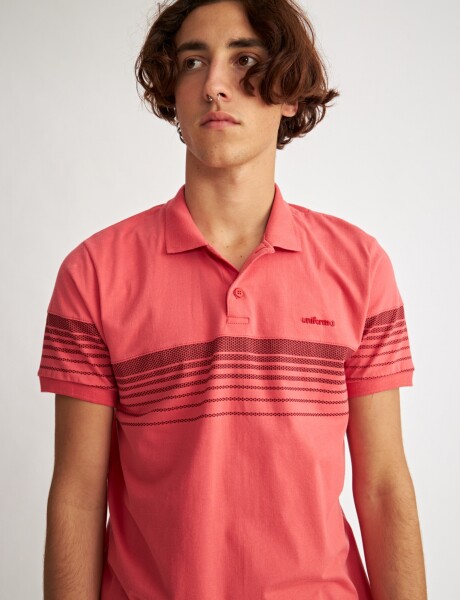Remera polo West Tomate