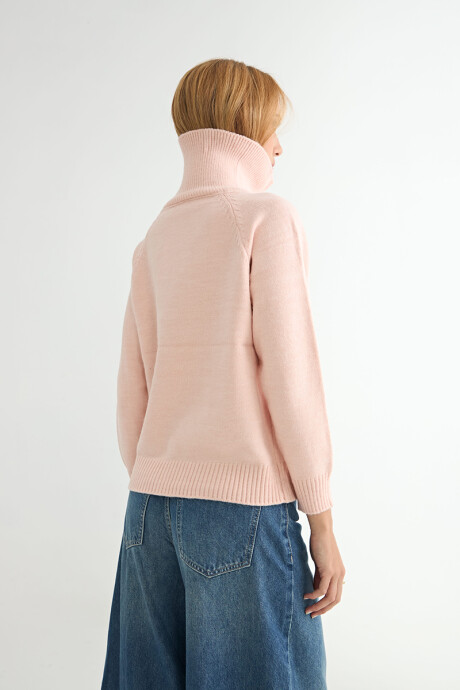 BUZO OLMO 1/2 CIERRE ROSADO