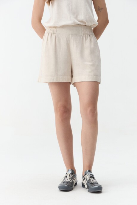 SHORT ANTURIO Beige