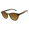 Lentes De Sol New Retro Redondo - Unisex Dorado/marrón