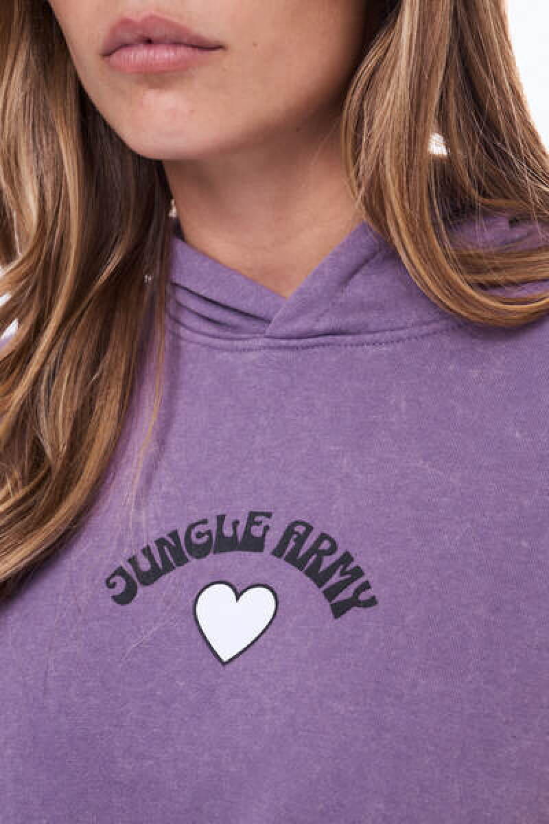 Buzo de felpa Caragua Lila