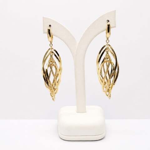 Caravanas pendientes Oro 18 Kt Caravanas pendientes Oro 18 Kt