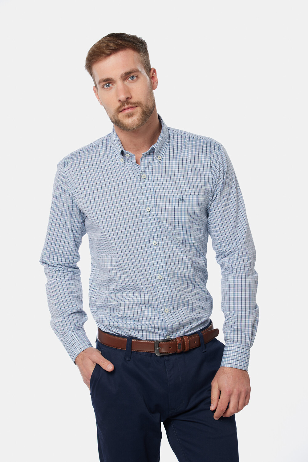 CAMISA SPORT A CUADROS Verde