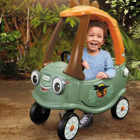 Auto Little Tikes Cozy Coupe Dinosaurio T-Rex N1 Usa Amarillo