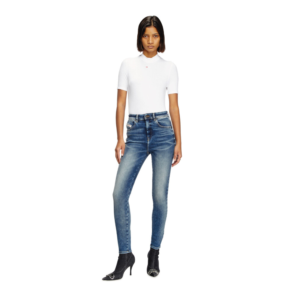 Jean Para Mujer 1984 Slandy-High Azul Marino