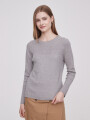 Sweater Pelai Gris Melange Medio