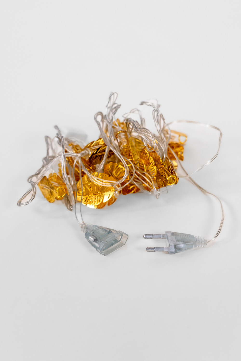 Luces Guia 20luces Hoja, 3.5m, Luz Calida Dorado