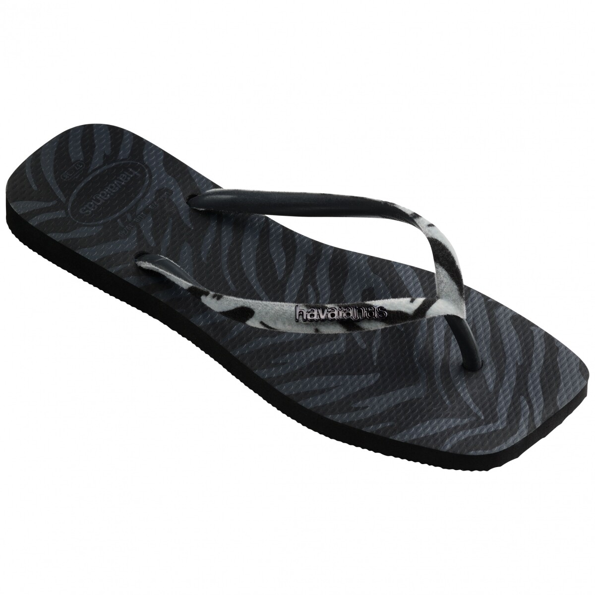 Sandalias de Mujer Havaianas Slim Square - Negro 