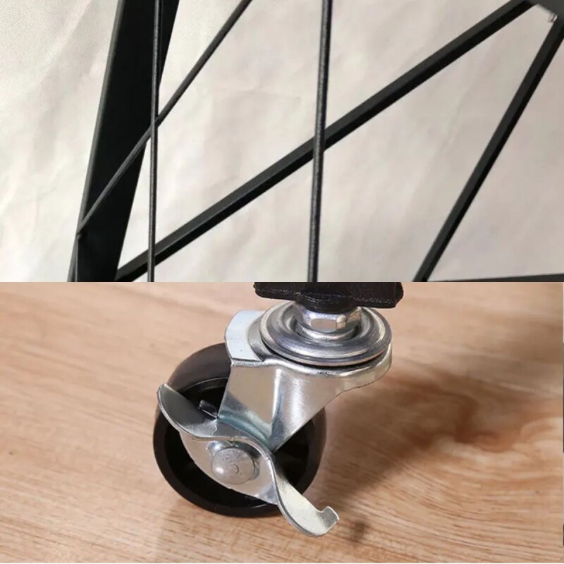 Estanteria Plegable Metalica 3 Estantes Con Ruedas Rack Estanteria Plegable Metalica 3 Estantes Con Ruedas Rack