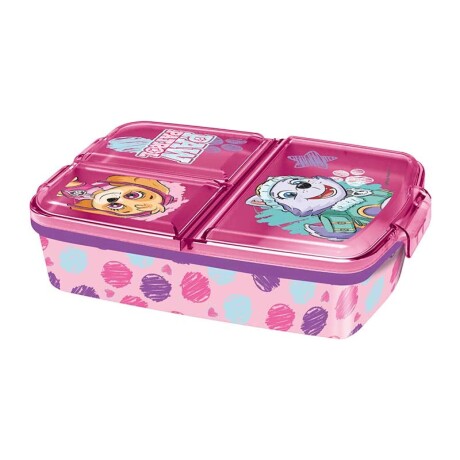 Lunchera infantil c/ compartimentos Paw Patrol Rosa