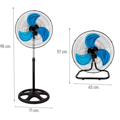 Pack de 2 Ventiladores 3 en 1 18 Pulgadas 001