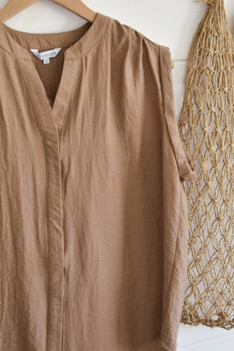 Blusa Bernabe Marrón tostado