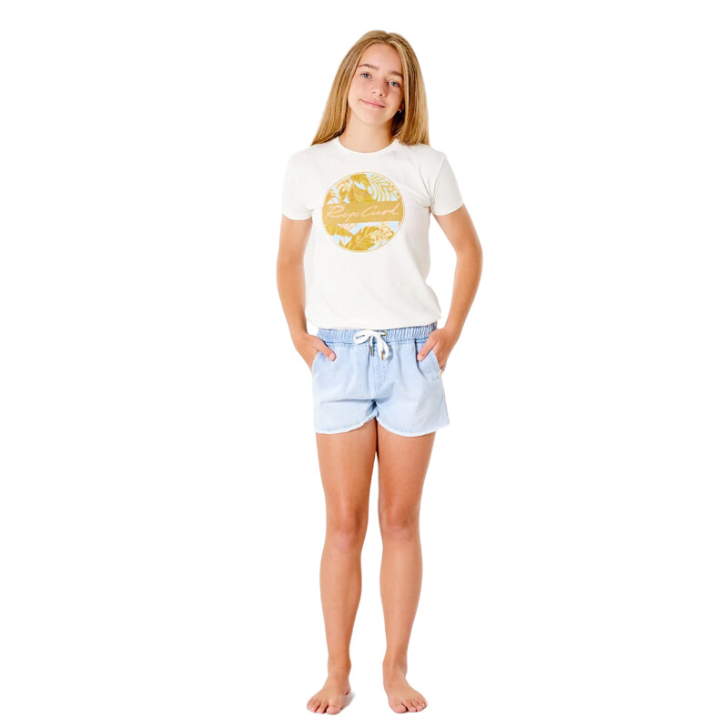 Bermuda de niña Rip Curl Tara - Celeste Bermuda de niña Rip Curl Tara - Celeste