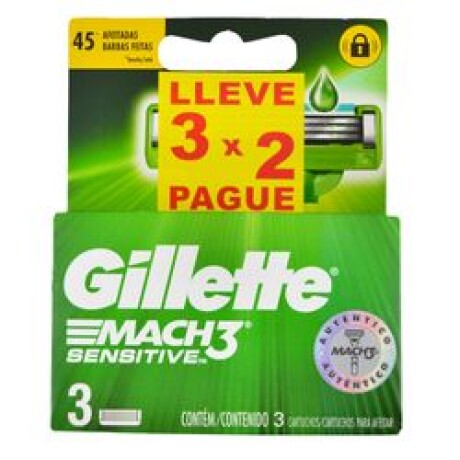 Repuesto para Máquina de Afeitar Mach 3 3x2 – Gillette Accesorios Repuesto para Máquina de Afeitar Mach 3 3x2 – Gillette Accesorios