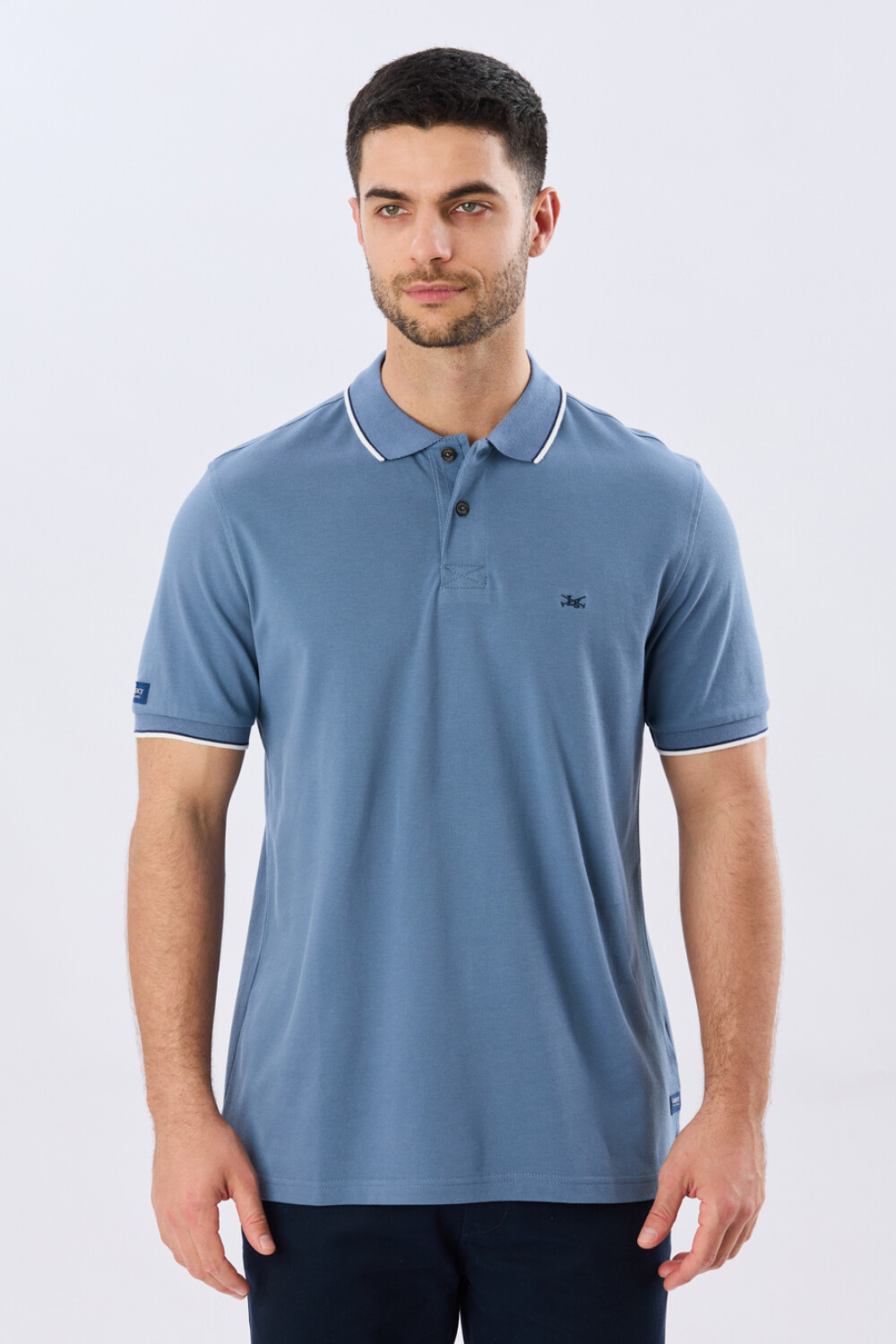 REMERA POLO LISA PIQUÉ Piedra