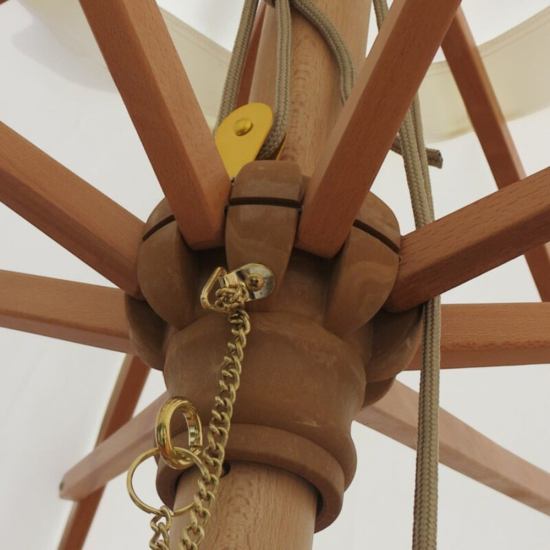 Sombrilla Doble Techo 3M Madera UV50+ Sombrilla Doble Techo 3M Madera UV50+