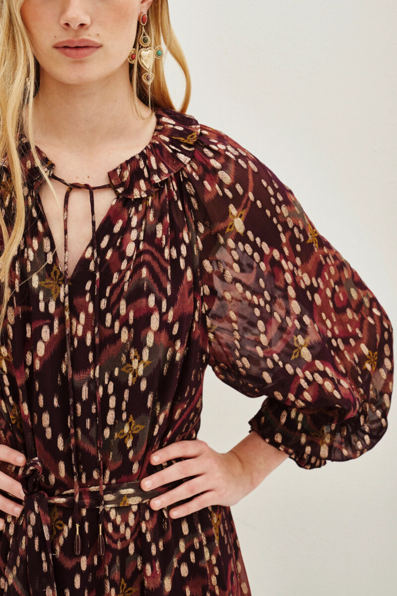 Vestido Cooper Ikat Multicolor