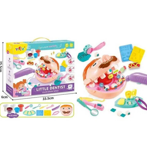 Juego del dentista con 5 masas y accesorios Juego del dentista con 5 masas y accesorios