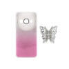 Protector para Xiaomi Redmi A3 mariposa brillos rosa Protector Para Xiaomi Redmi A3 Mariposa Brillos Rosa