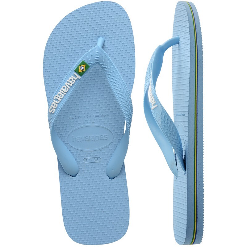 Ojotas Havaianas Brasil Logo Azul