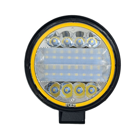 FARO LED - REDONDO 11CM C/ ARO AMBAR SEÑALERO - FARO LED - REDONDO 11CM C/ ARO AMBAR SEÑALERO -