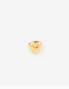 Anillos Medianos y Grandes Metal Anillo Bold De Acero Corazón - Dorado