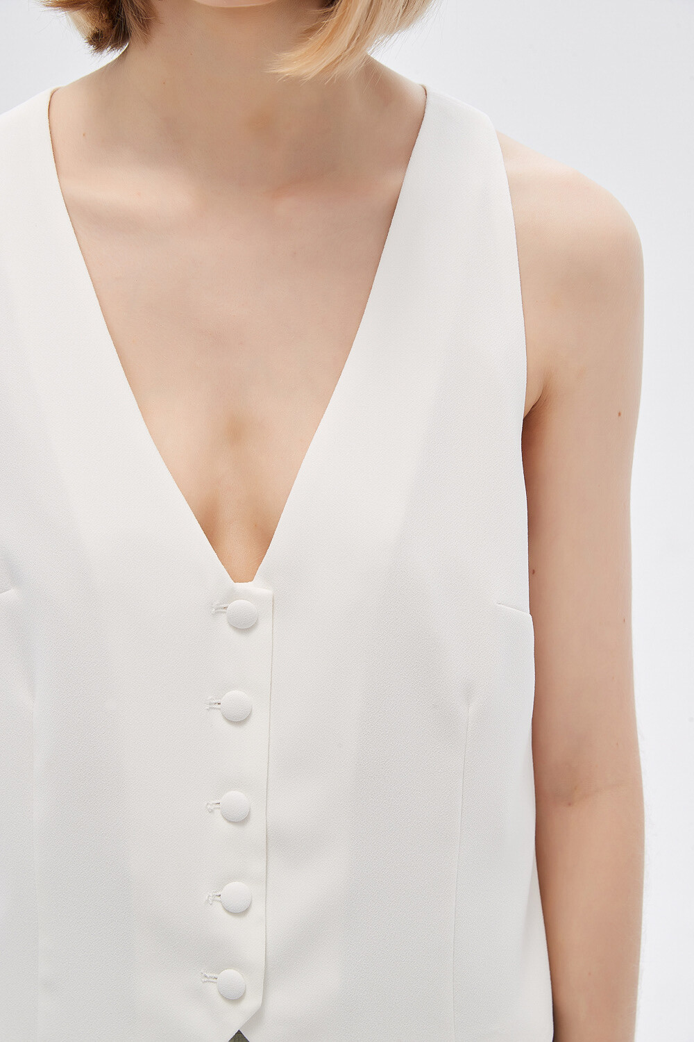 Chaleco Iridis Marfil / Off White