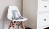 Silla DKR Base - En Madera - Infantil Blanco