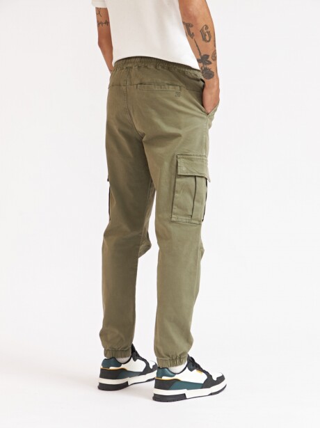 PANTALON CARGO SALTA VERDE MILITAR