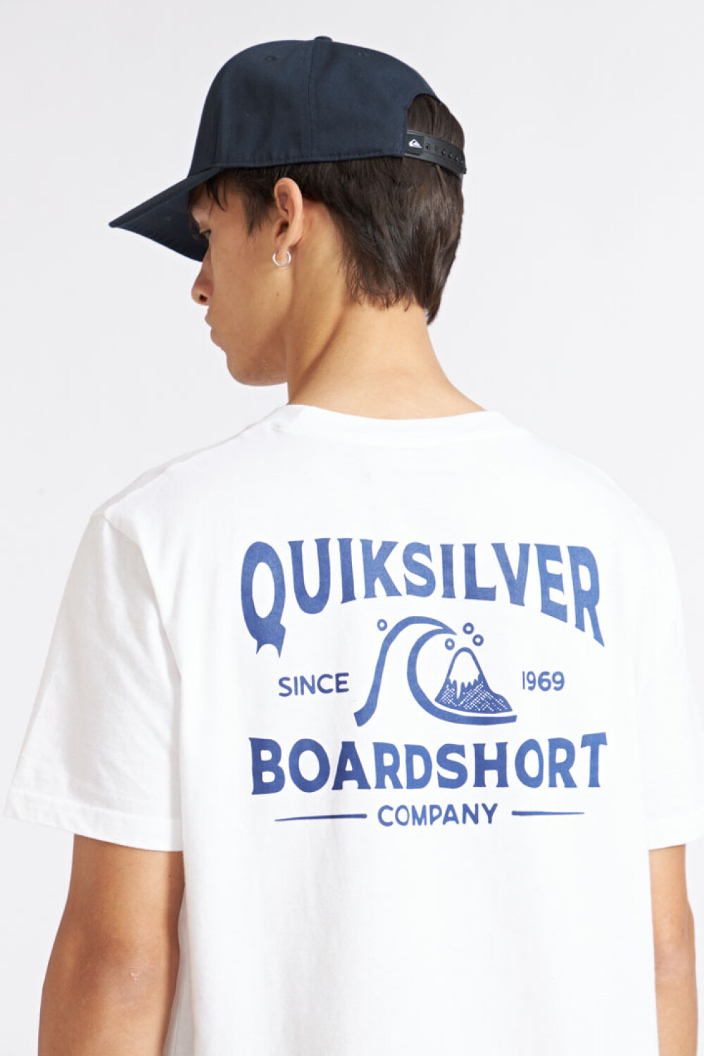 Quiksilver Remera TIME TESTED Hombre - Blanco Blanco