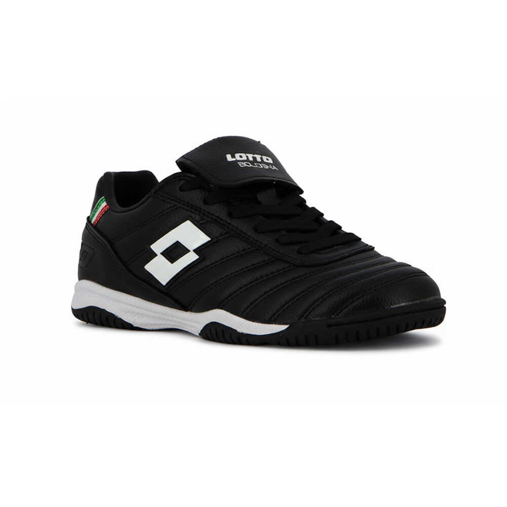 Lotto BOLOGNA Futbol sala ID Niño - Negro/Blanco Negro-Blanco