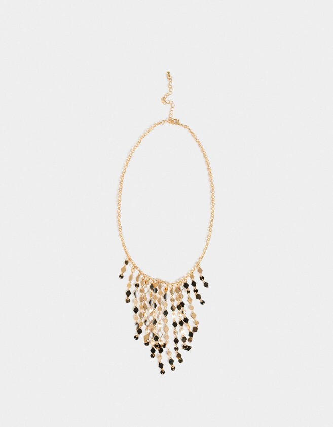 Collares Cortos Espejos Collar Corto De Espejos - Dorado