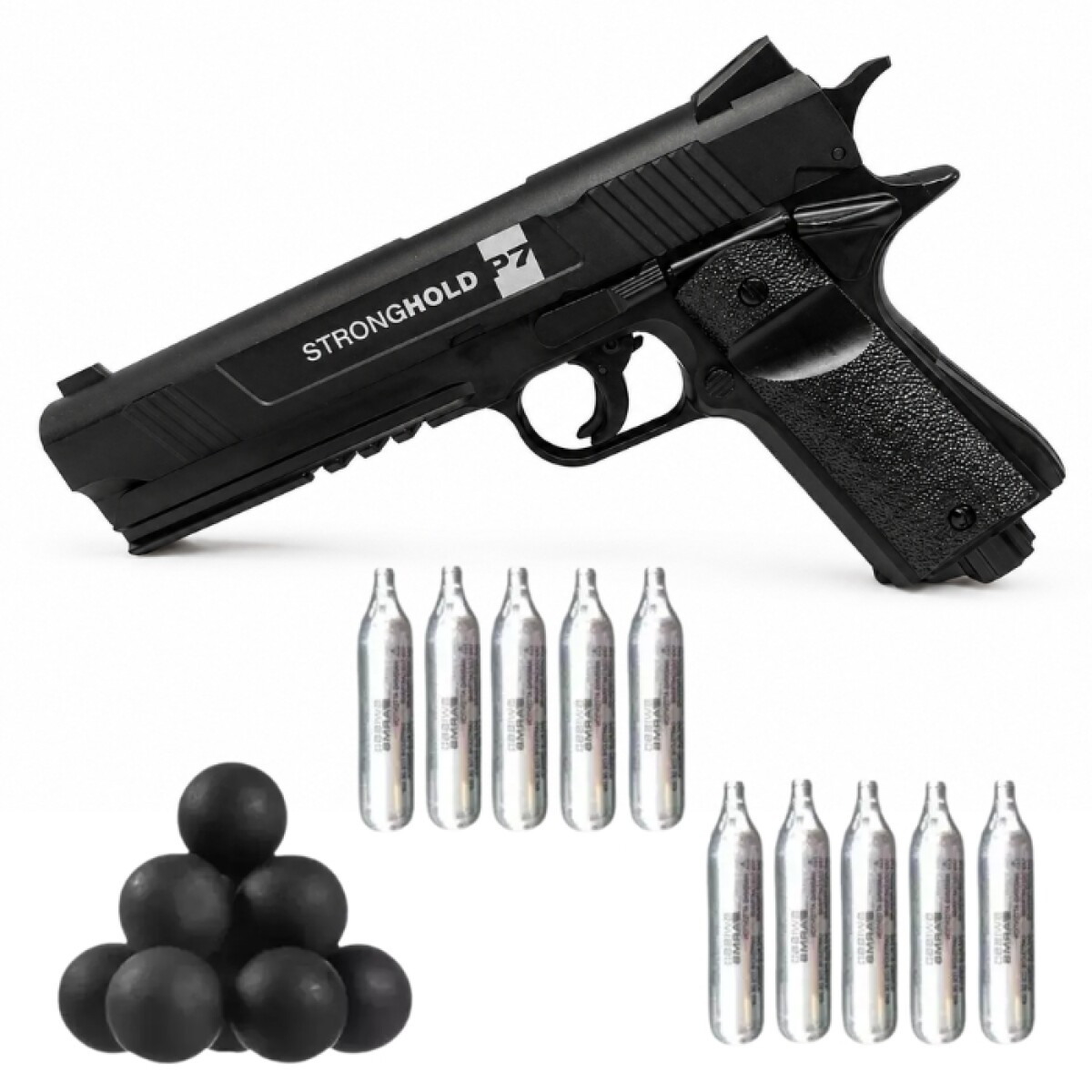 Pistola Traumática Stronghold P7 CO2 Calibre .50 
