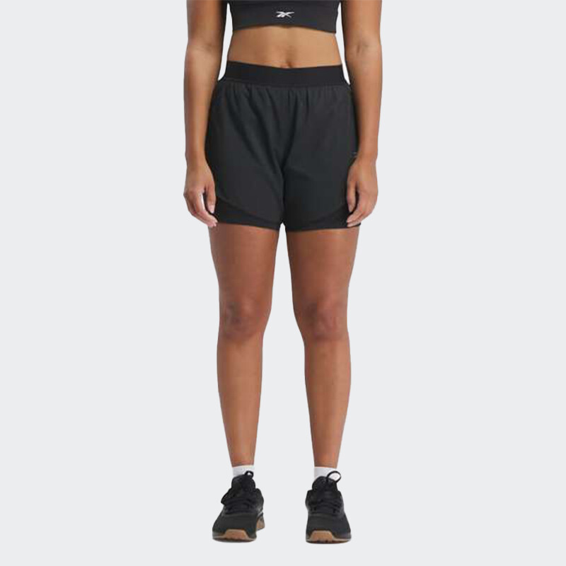 Short Reebok 2 en 1 Negro