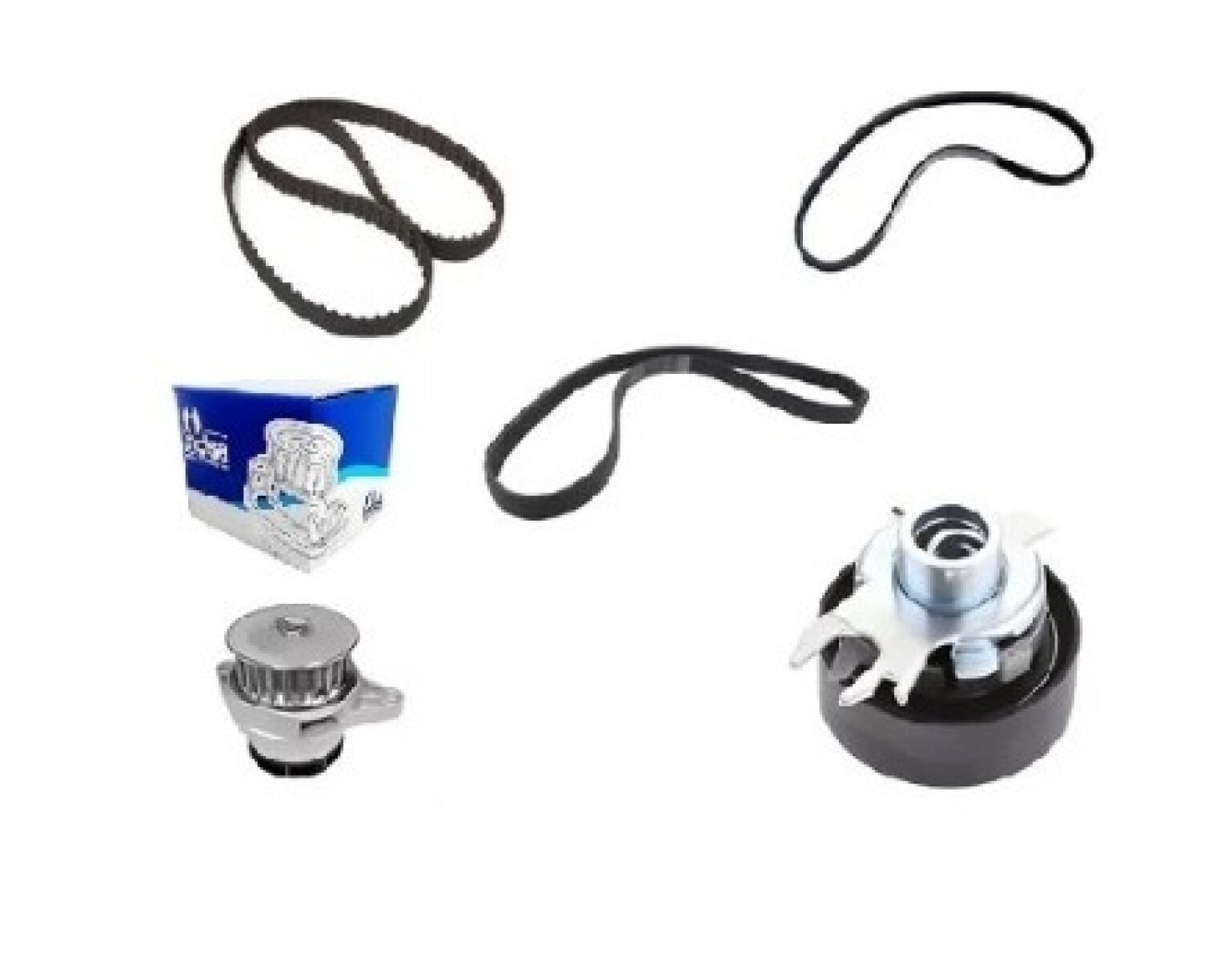 KIT DISTRIBUCION GOL G5/ FOX/SURAN BOMBA + TENSOR + CORREAS X3 